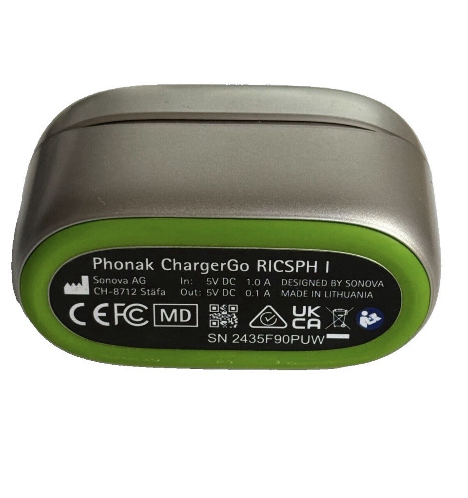 Phonak ChargerGo RICSPH I Sphere Infinio 075-0057-11 for Audéo I-Sphere USB-C