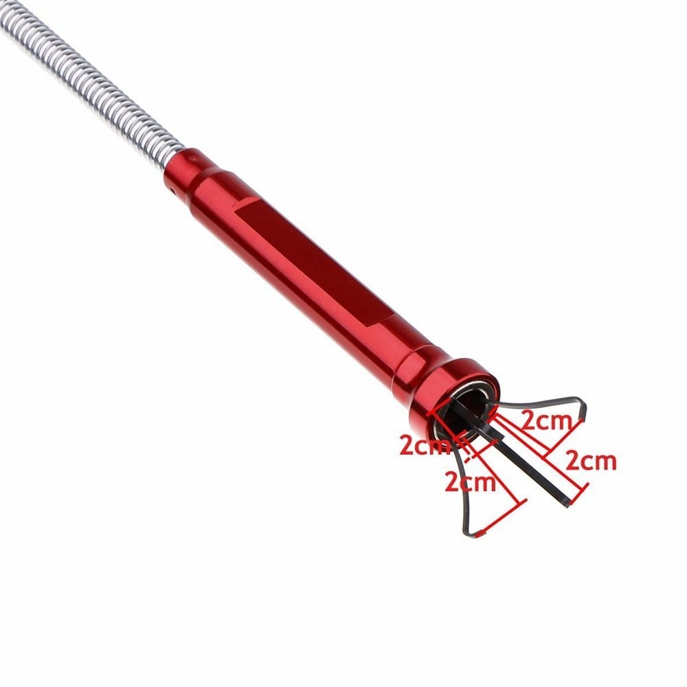 Flexible Claw Grabber Pickup Tool with Magnetic Bright LED Light,24.4In Long Mag