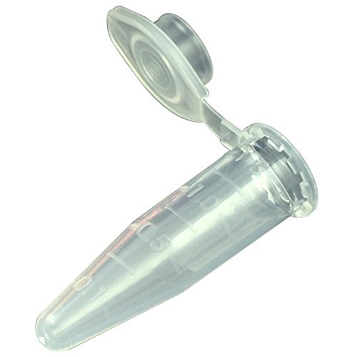 111558 Polypropylene Graduated Microcentrifuge Tube with Snap Cap 1.5ml 1000 pcs