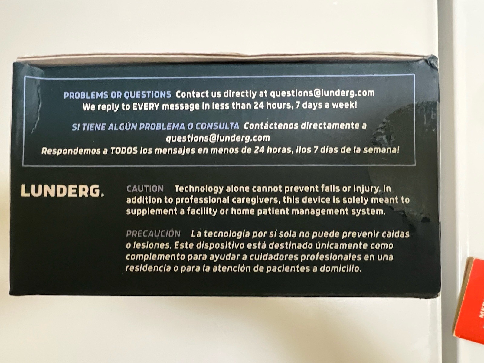 Lunderg Early-Alert Wireless Monitored Alert System with Sensor Pad & Monitor
