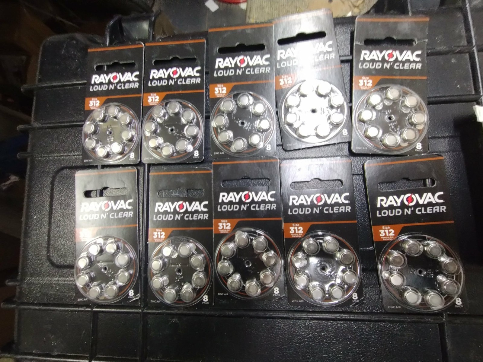 Rayovac 312LC-8A Loud N Clear Hearing Aid Batteries 10 Pks Of 8 Exp 11/25