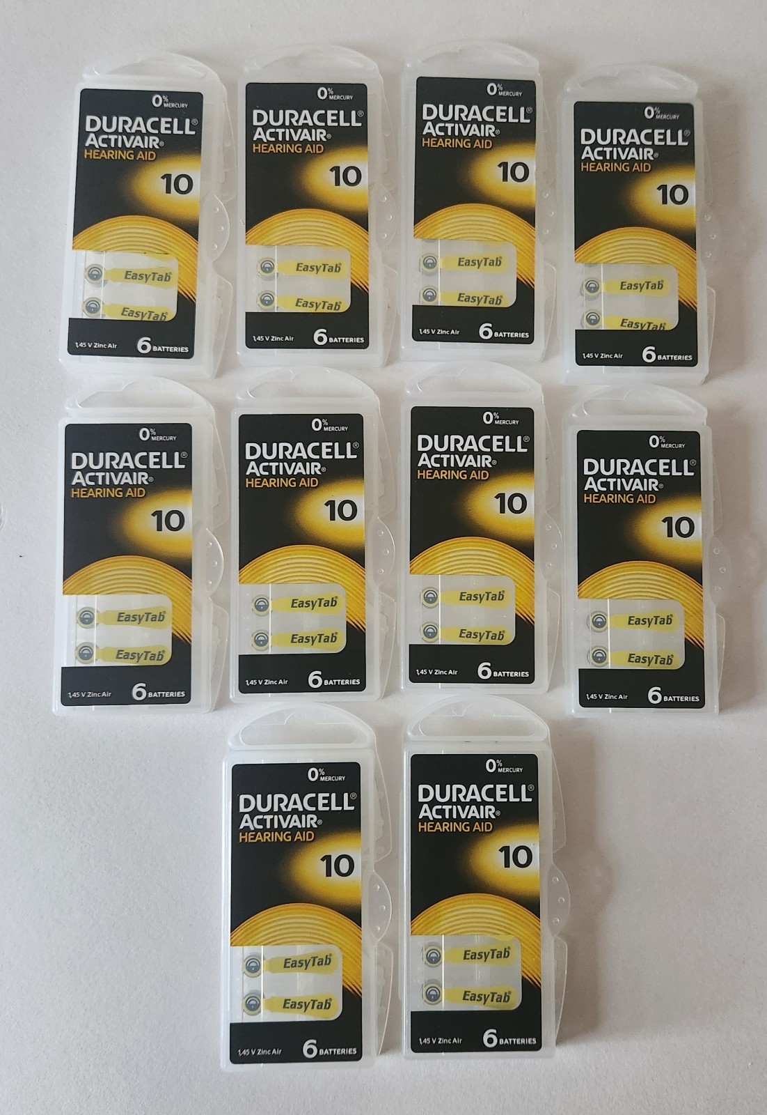The Bean Quiet Sound Amplifier Pair (2) Complete Set Duracell 100 #10 Batteries