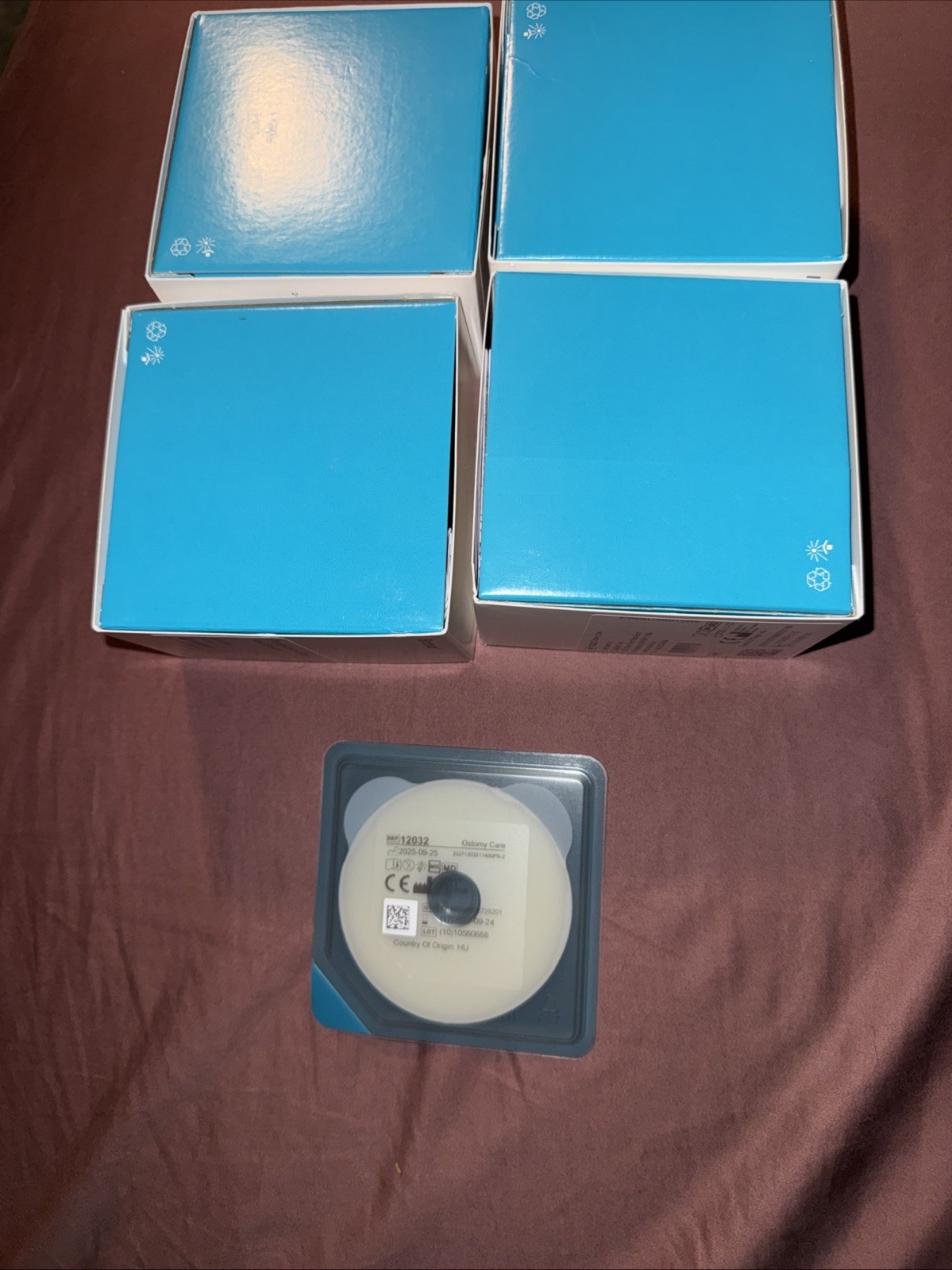 NEW COLOPLAST BOX (10) BRAVA PROTECTIVE SEALS 12032 3/4 Opening, 3” Diameter.