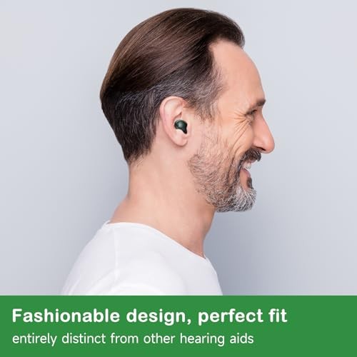 Jiuyee Bluetooth Hearing Aids Mild Moderate OTC Self-Fitting – Green