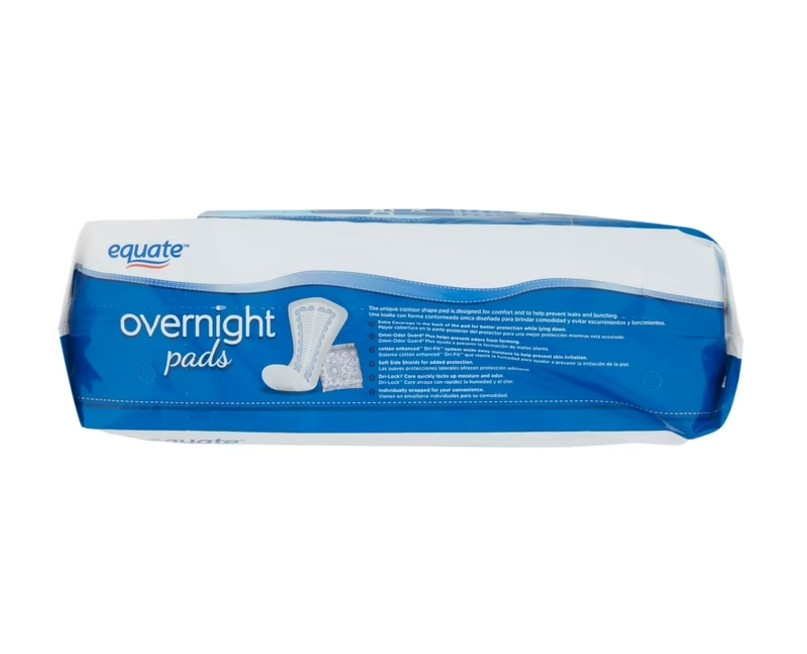 Equate Women’s Overnight Ultimate-Extra Coverage Incontinence Pads