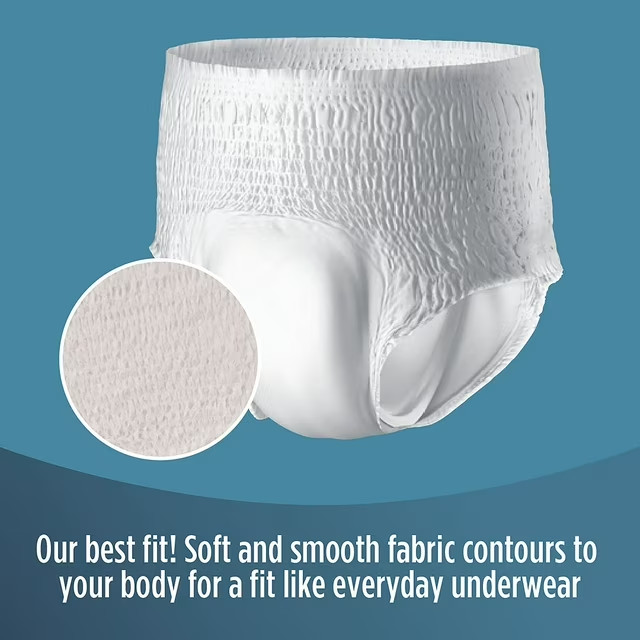 Unisex Incontinence Underwear XXL 48 Ct Max Absorbency Leak Protection