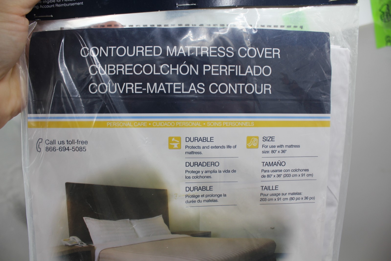 NEW! DRIVE Contoured Protective Medical Mattress Cover Size Twin 80″x36″x6″