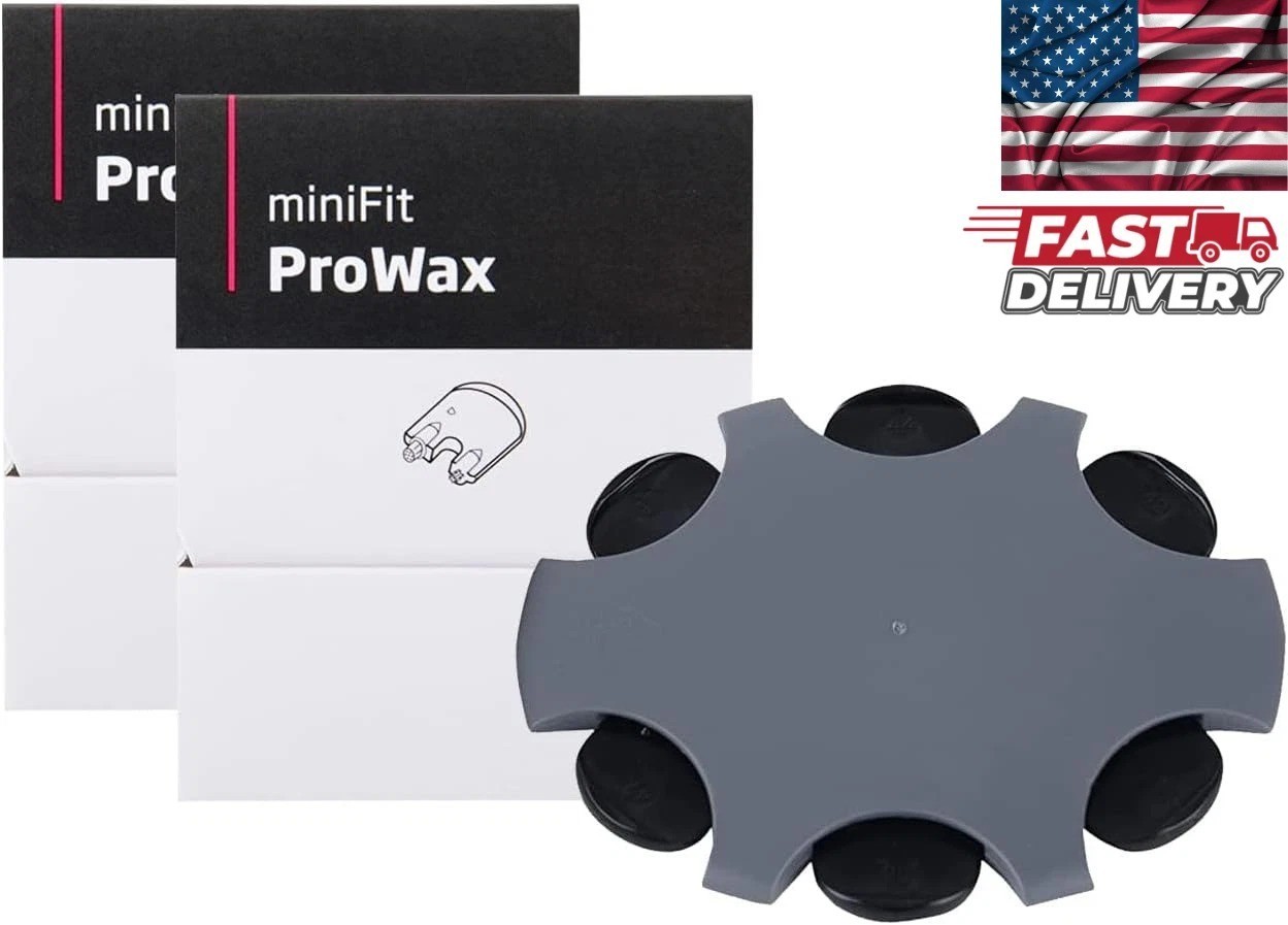 2 Packs Oticon ProWax miniFit Hearing Aid Wax Guards. 6 Filters /pack. 12 Total.