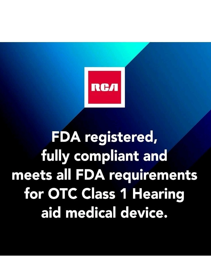 RCA Over The Counter -IN CANAL- Hearing Aids – OPEN BOX
