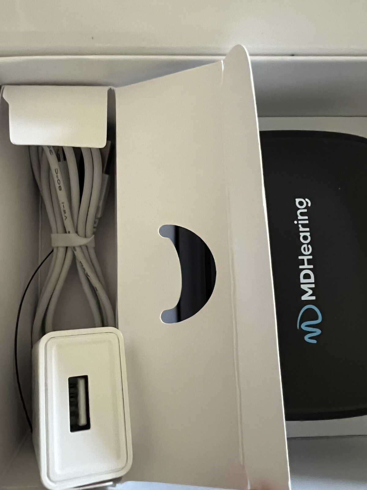 MDHearing VOLT Series H Digital Rechargeable OTC Hearing Aids in Box