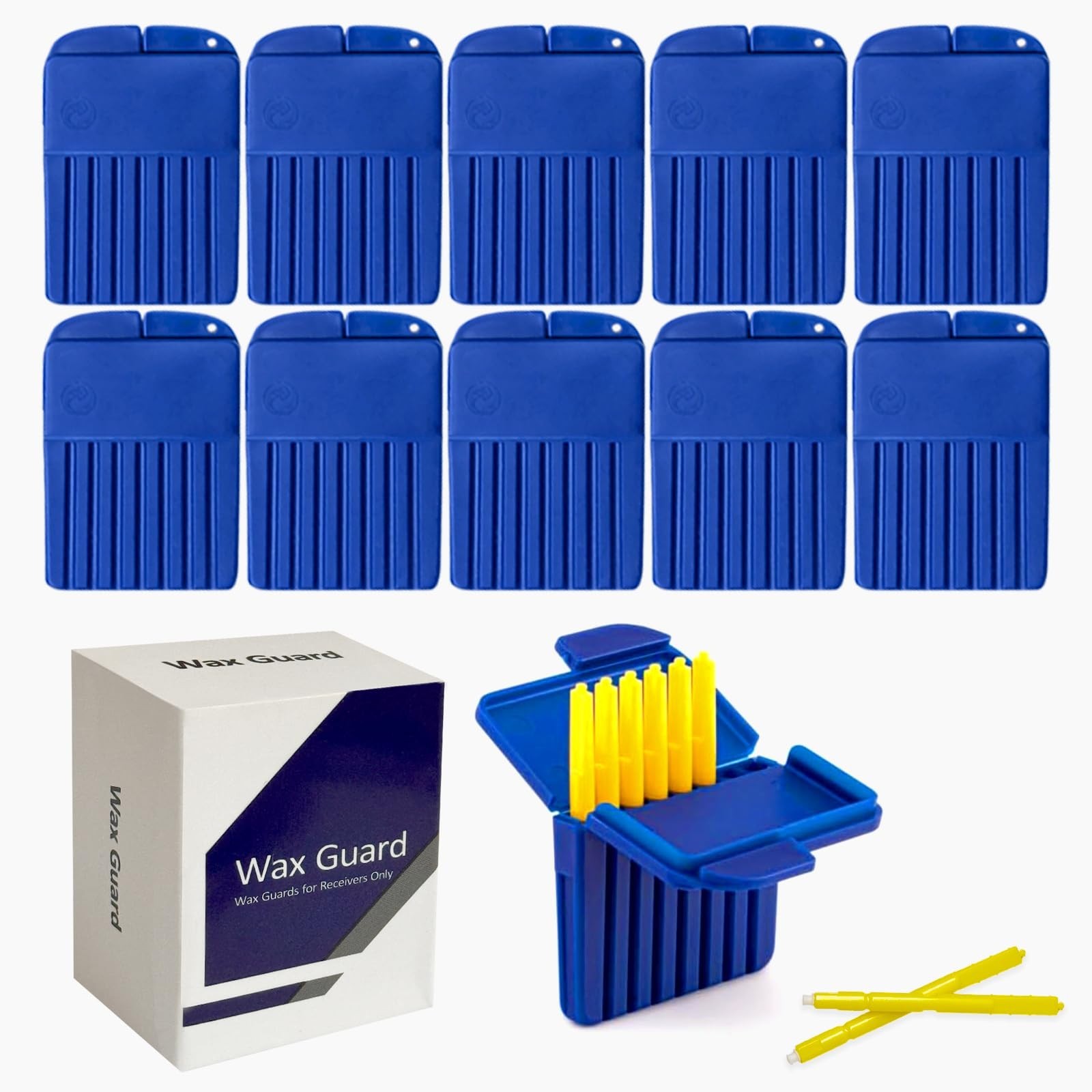 80 Pcs Hearing Aid Wax Guards & Filters, Cleaning Kit Accessories, Ear Replaceme