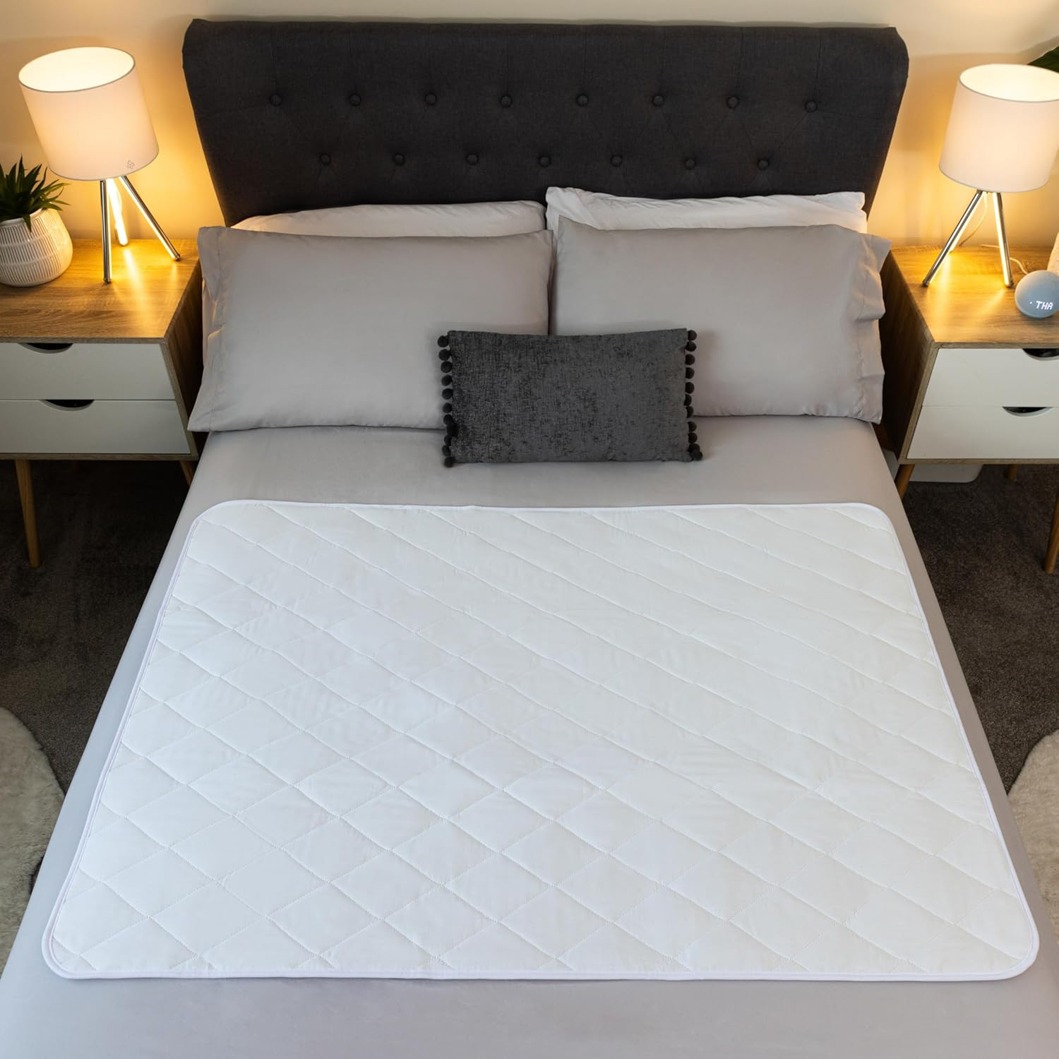 2 x Bed Pads Washable Waterproof Quilted Premium Quality Waterproof Mattress …