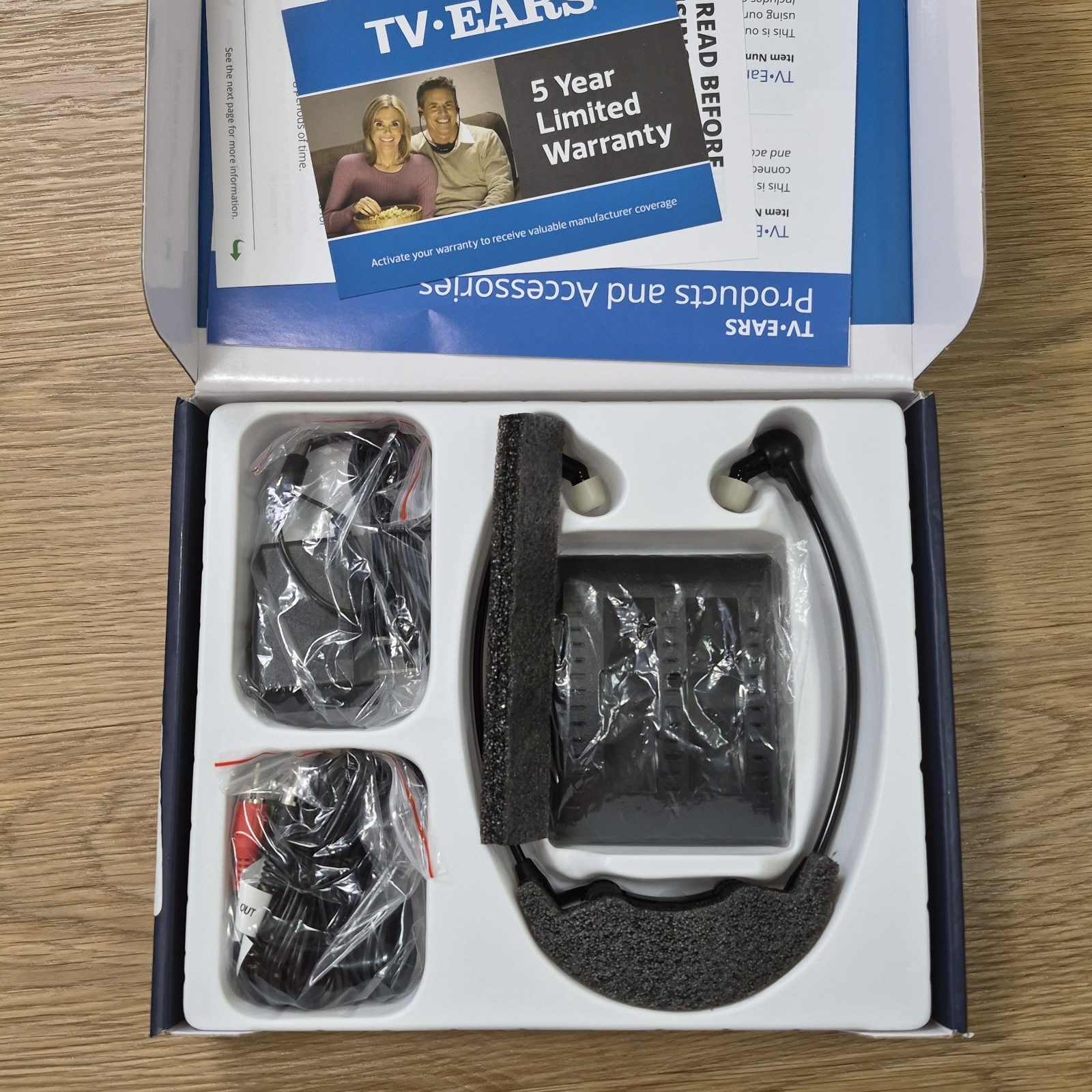 TV EARS Original Analog Voice Clarifying TV Listening System Wireless 11641