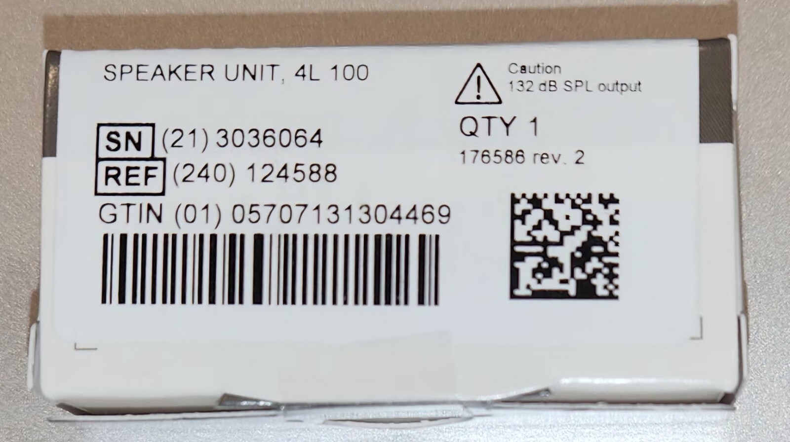 New Oticon miniFIT More Real OPN S Ruby Zircon Receiver (4-100dB-L) US shipper