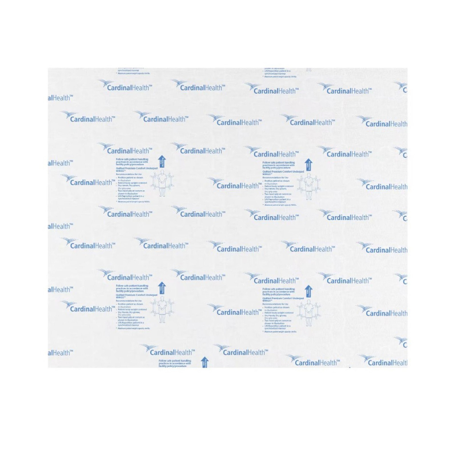 Covidien Kendall P3036C Wings Quilted Cloth-Like Premium Underpads 30×36″ 120 Ct