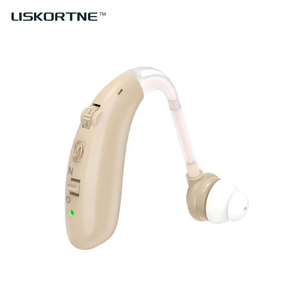 Rechargeable ITE Digital Hearing Aid for Seniors OTC Advanced Noise Canceling
