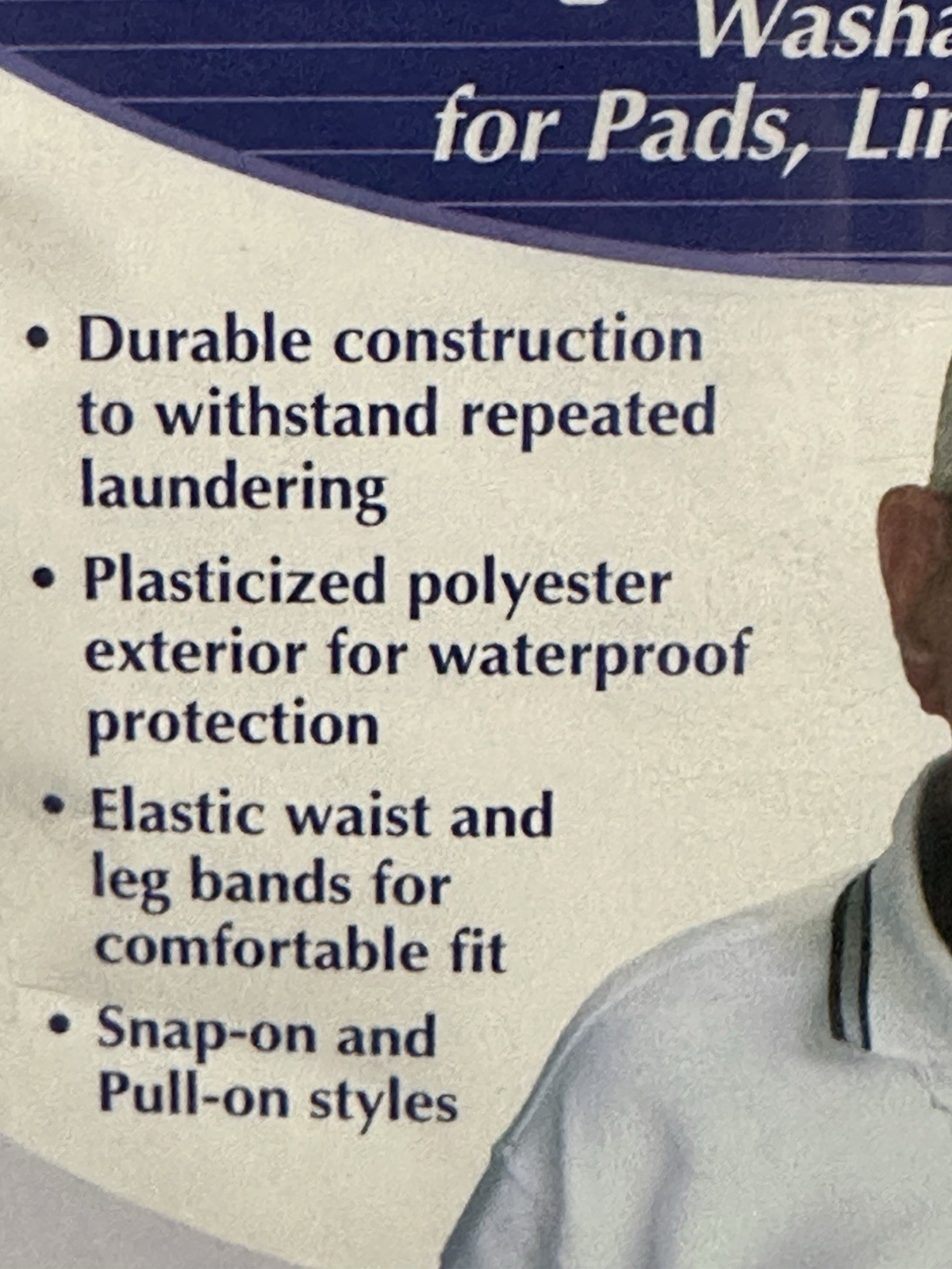 Salk Sani Pant Waterproof Cover Pull On Briefs XL Washable Incontinence