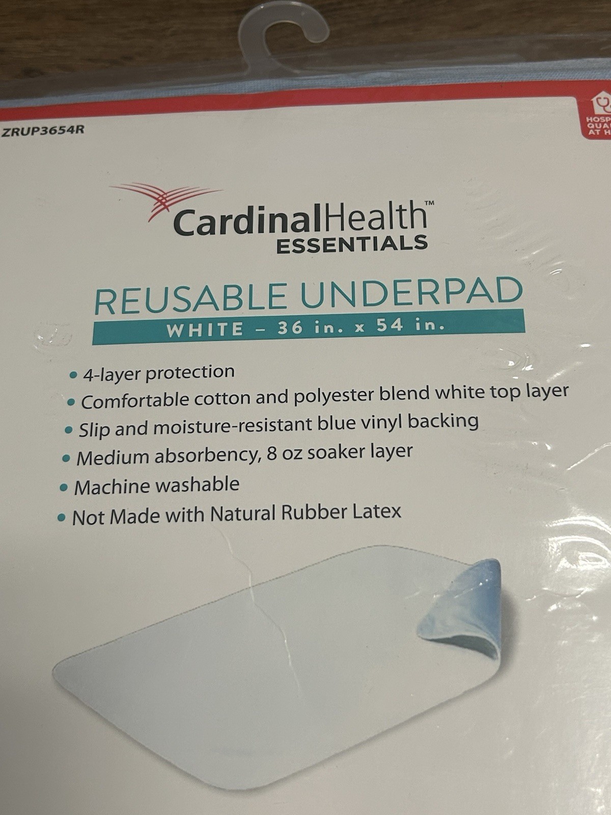 2 ReliaMed Reusable Washable Bed Pads Incontinence Underpads 36X54″ ZRUP3654R