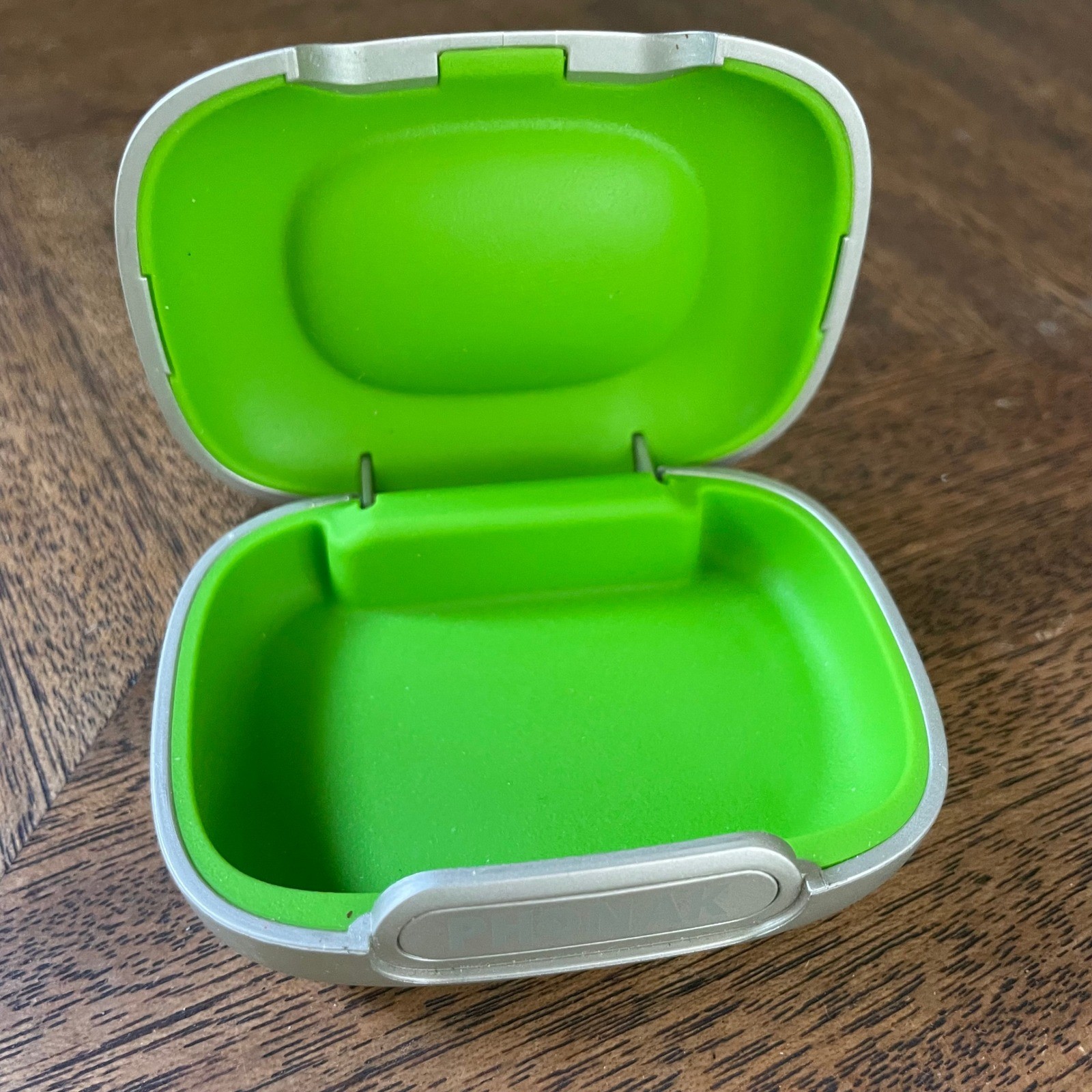 Phonak Hearing Aid Storage Travel Case Only Hard Outer with Silicone Interior