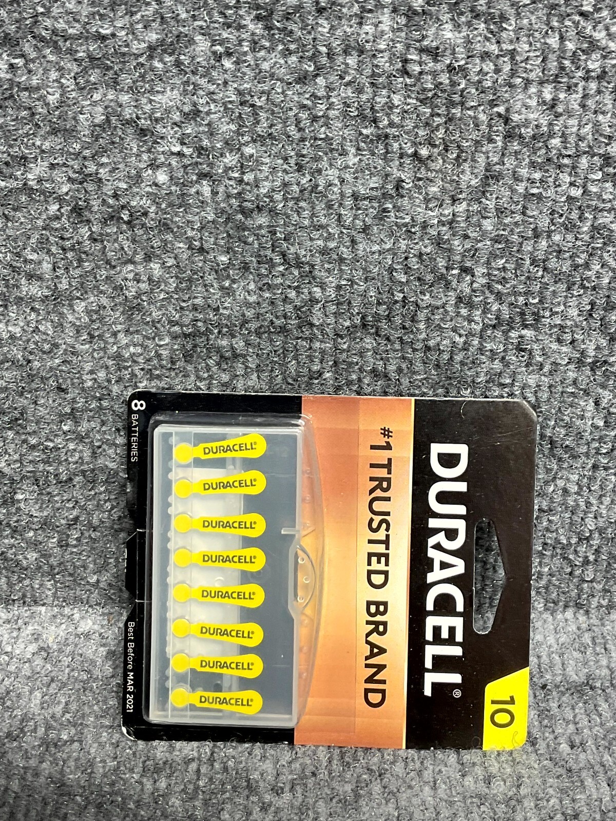 Duracell DA10B8ZM 56 Pack Hearing Aid Batteries Size 10 Zinc Air 1.45 Volt