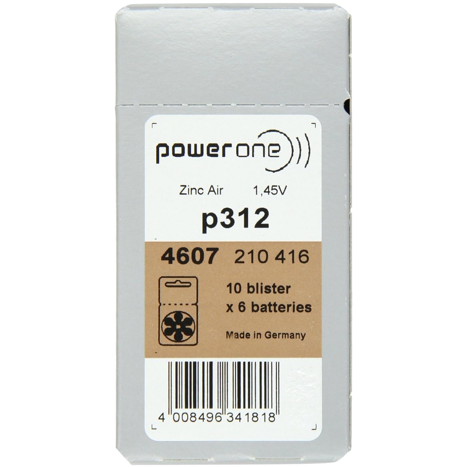 Reliable 1.45V 300ct Hearing Aid Batteries