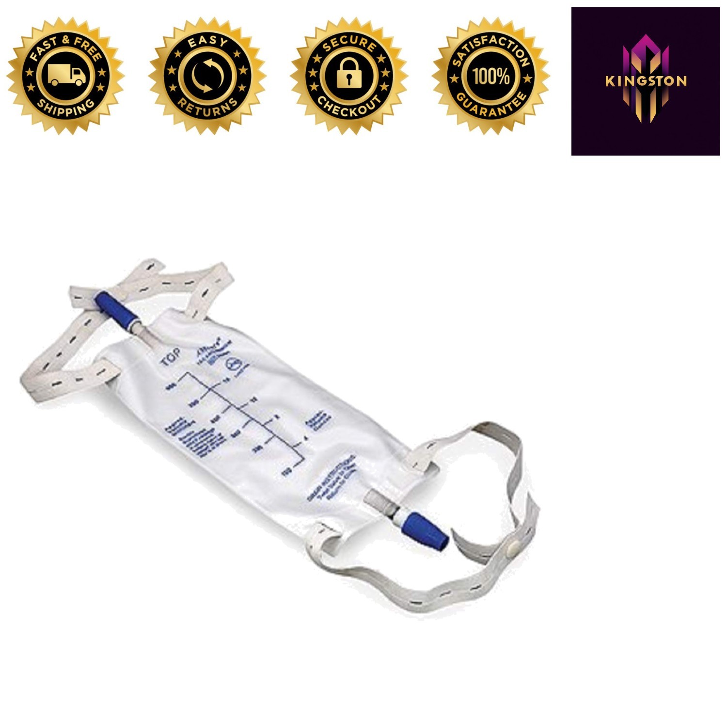 900ml Urinary Leg Bag – Anti-Reflux & Twist Valve for Optimal Drainage & Comfort