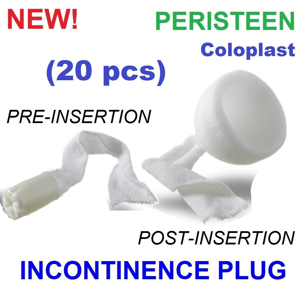 Lot 20 Small Peristeen Fecal Incontinence Rectal Bowel Plug Tampon LOWEST PRICE