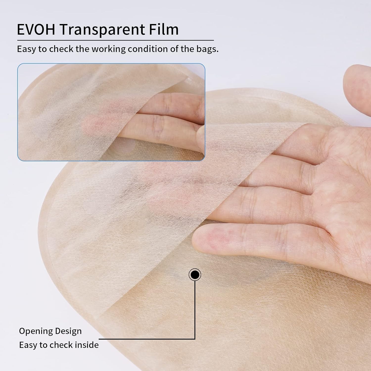 20 PCS Colostomy Bags Rainlotus One Piece Ostomy Bag,Ostomy Drainable Pouch Fit