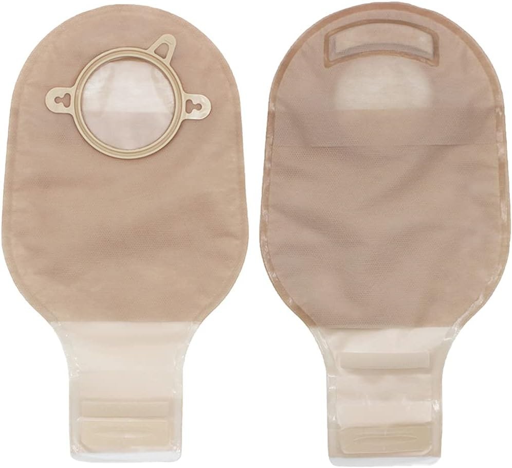 Ileostomy Supplies, 10 PCS Colostomy Bags, Two-Piece Colonoscopy Bags with Ho…