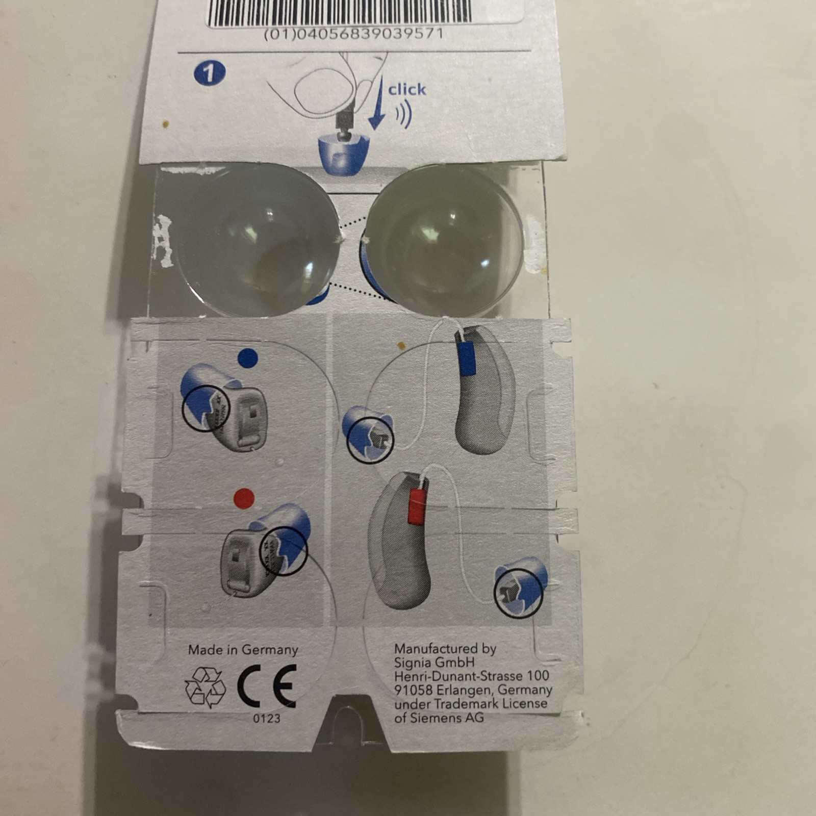Siemens Signia Connexx Hearing Aid Click Sleeve Domes Tips for Silk Small Closed