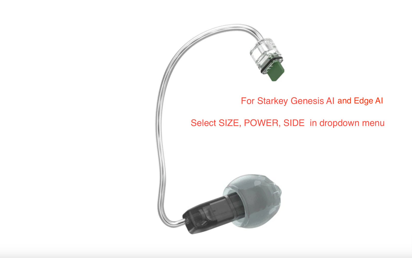 Starkey (Snap Fit 2.0) GENESIS & EDGE AI Receiver Wire / USA Fast shipper