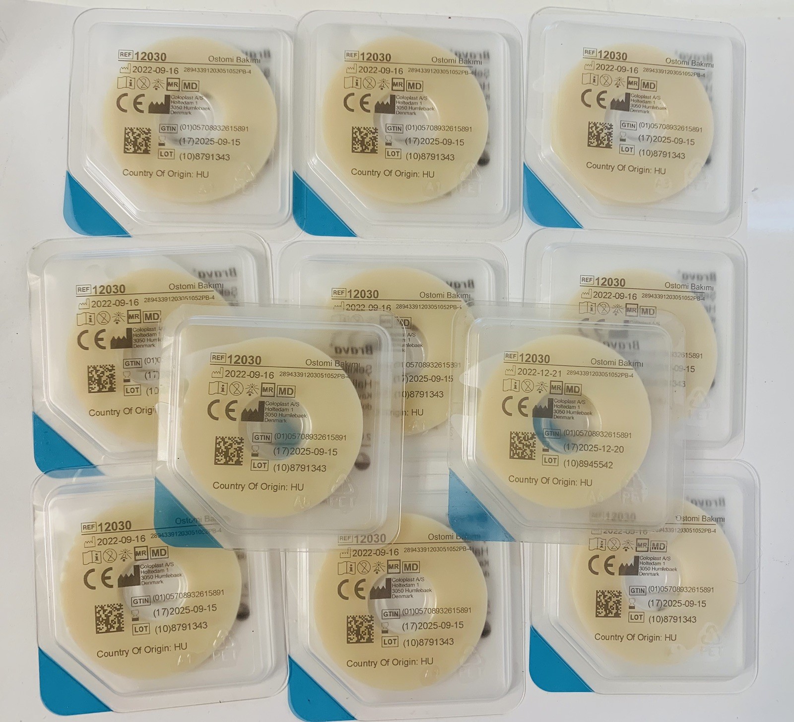 11 Coloplast 12030 Brava Protective Seals Pack/11 Exp. 2025/09 READ Desc.