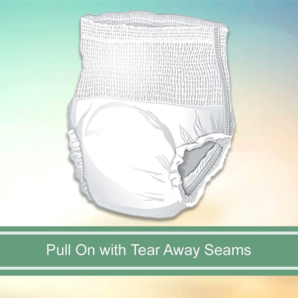 McKesson Ultra Disposable Underwear Pull On W/ Tear Away Seams Medium, 20 Count