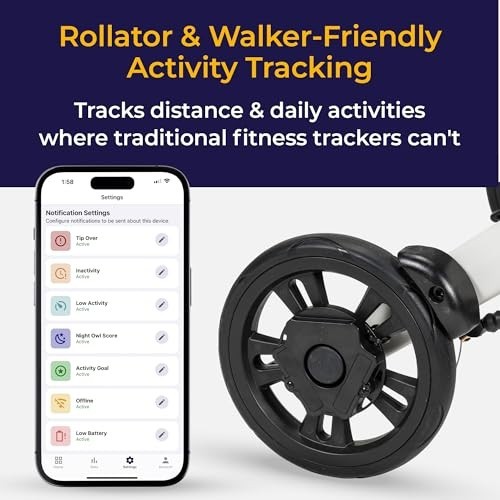 WalkWise by Drive Senior Monitoring System & Walker Accessory, Elderly Monitor w