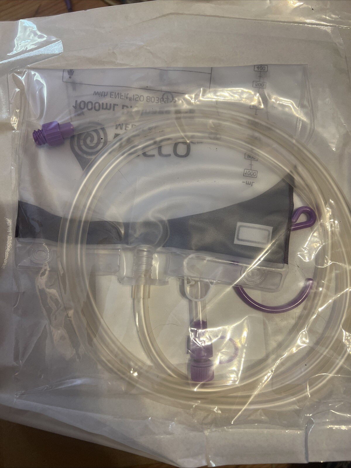 Vesco ENFIT Drainage Bag (Single Bag) 1000mL