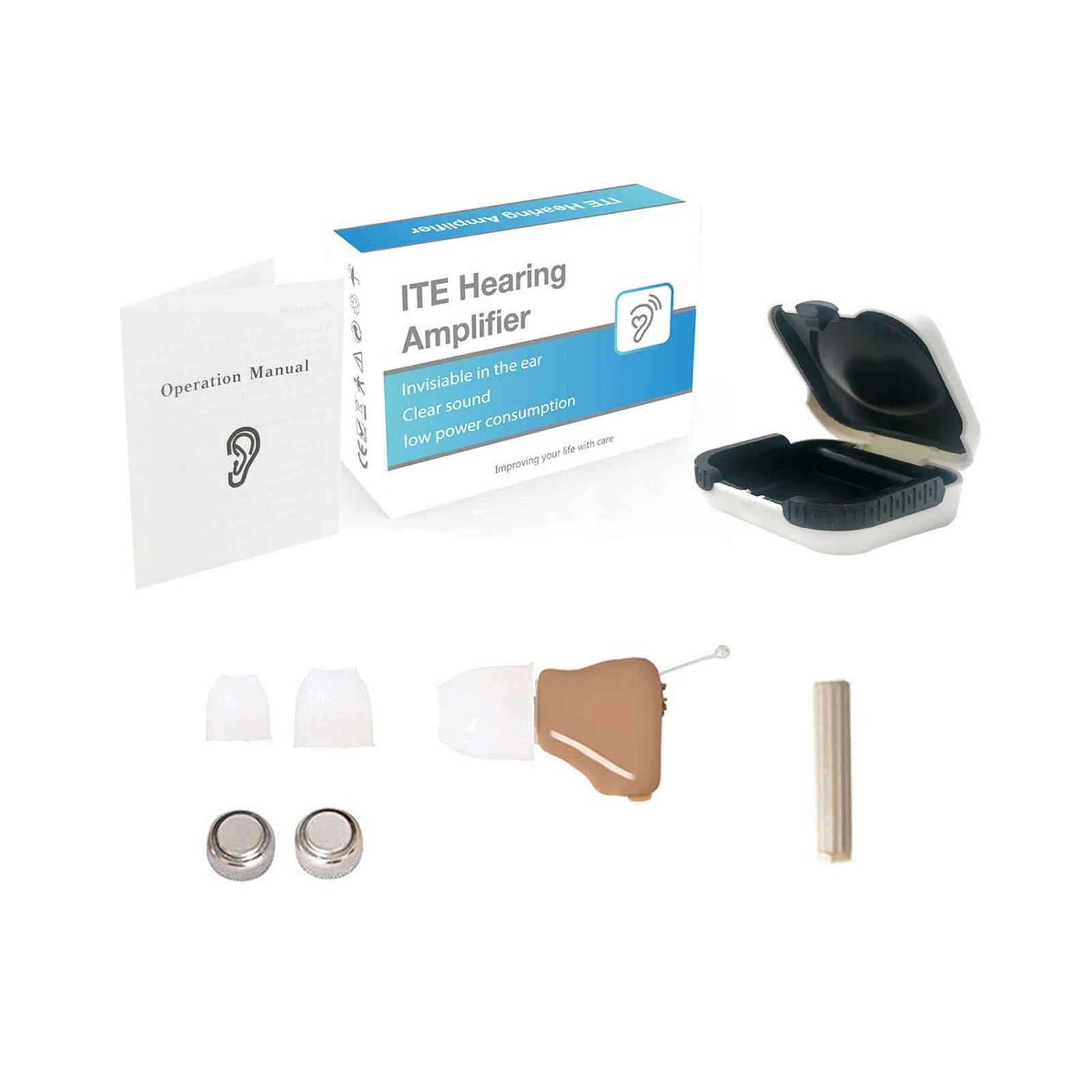 Mini Sound Amplifier, Ear Sound Enhancer, Noise Reduction, Enhanced Speech, F…