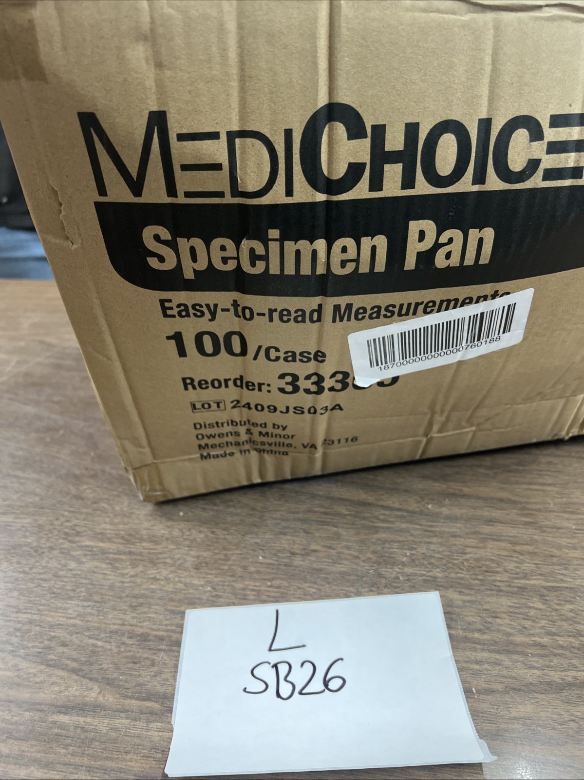 (100) MEDEGEN MEDICAL 02072 Deluxe Specimen Pan, 27 Oz Each, White