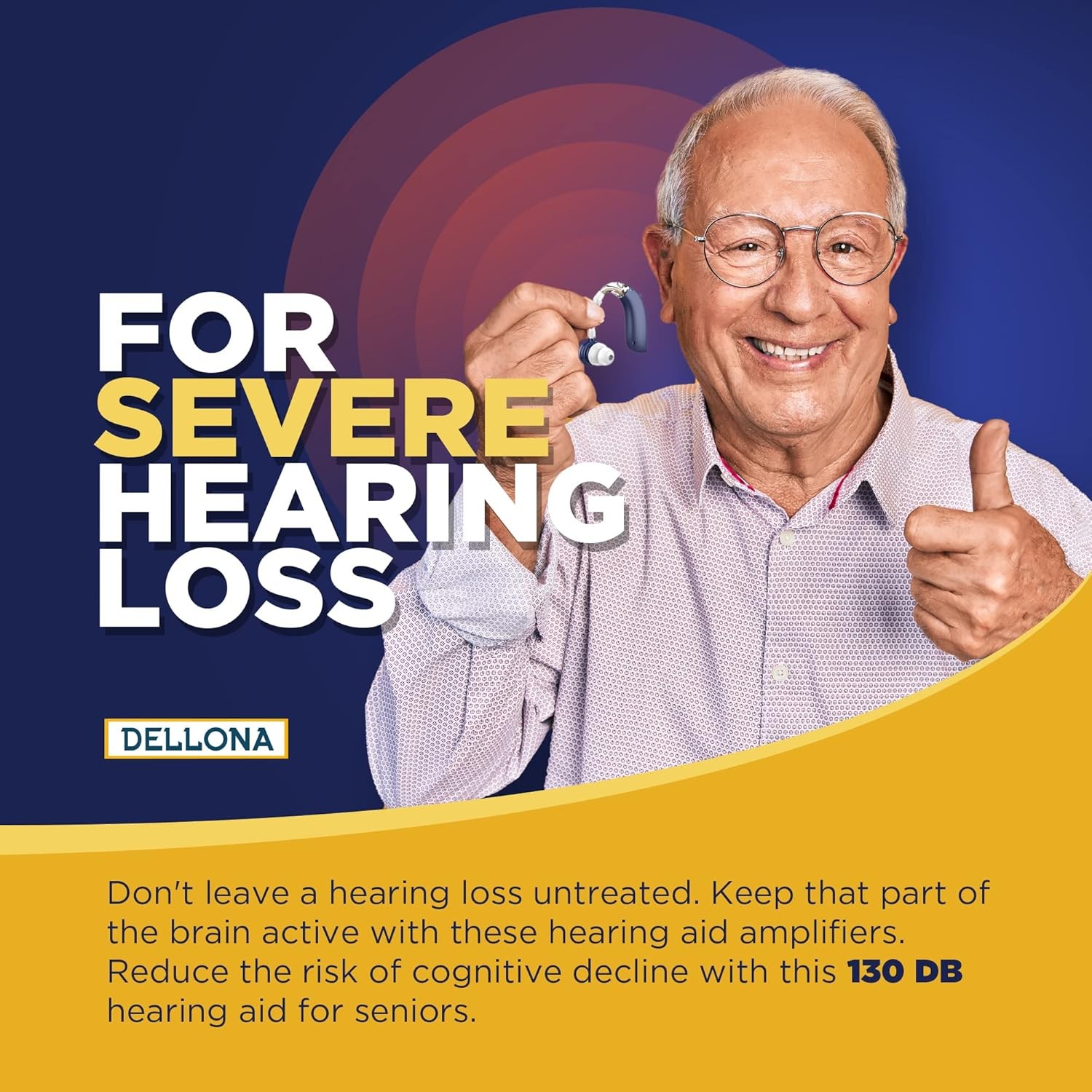 High-Performance Hearing Aids for Seniors, OTC Rechargeable Hearing Aid for Peop