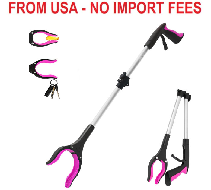 32 inch GrabRunner Heavy Duty(up to 10 lbs) Reacher Grabber Tool with Strong Mag