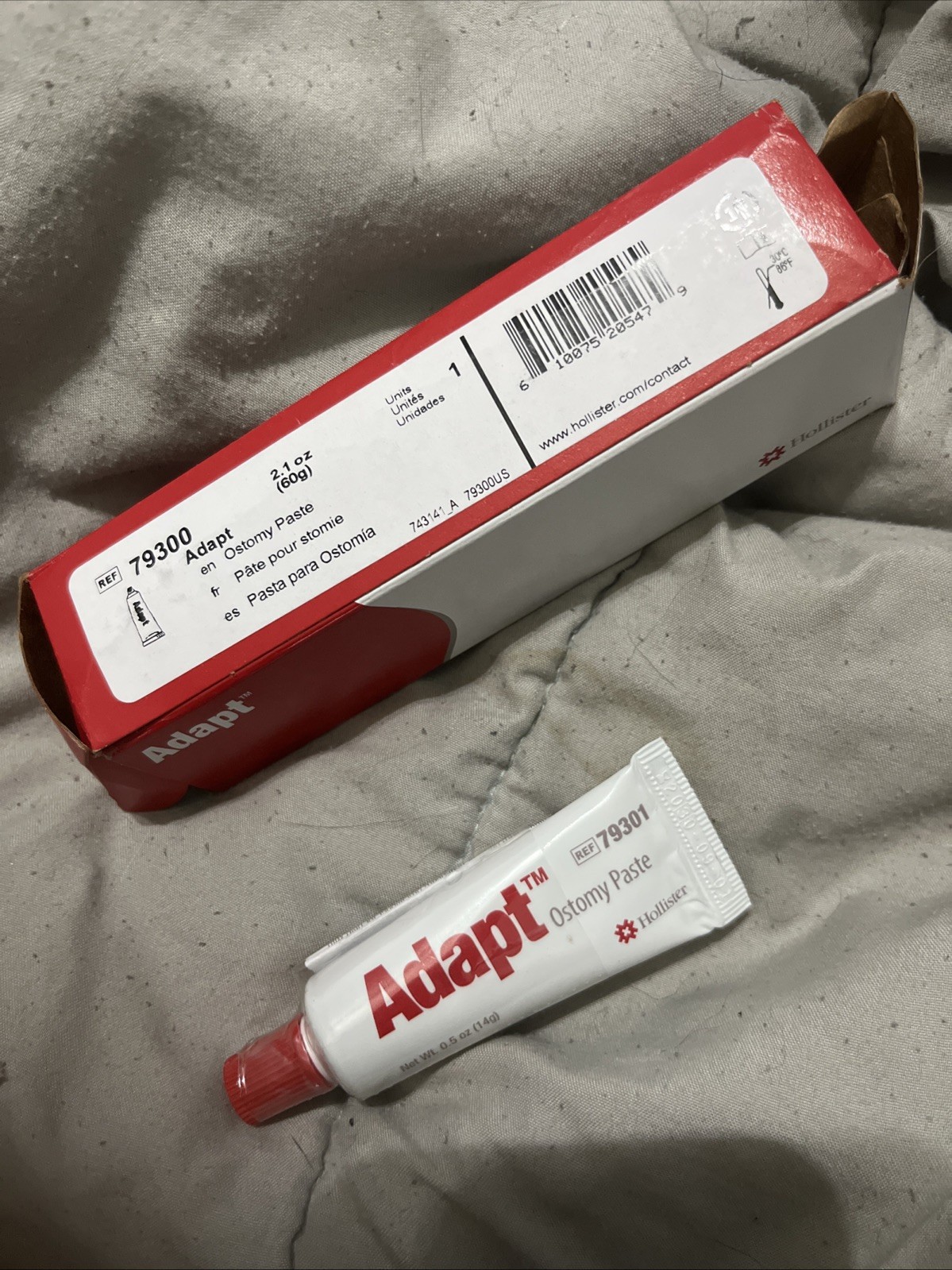 Hollister Adapt™ Ostomy Skin Barrier Paste Bundle – 79300 & 79301 – Exp. 2030