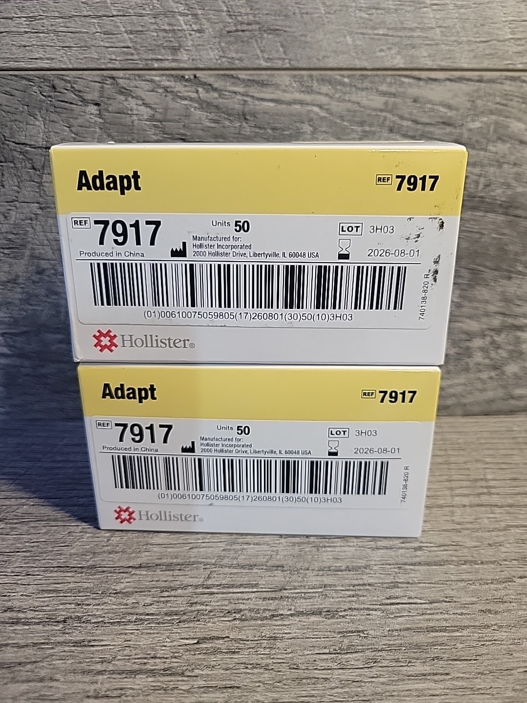 2X Adapt No Sting Skin Barrier Wipe NonSterile 50 per Box 100 Total 7917