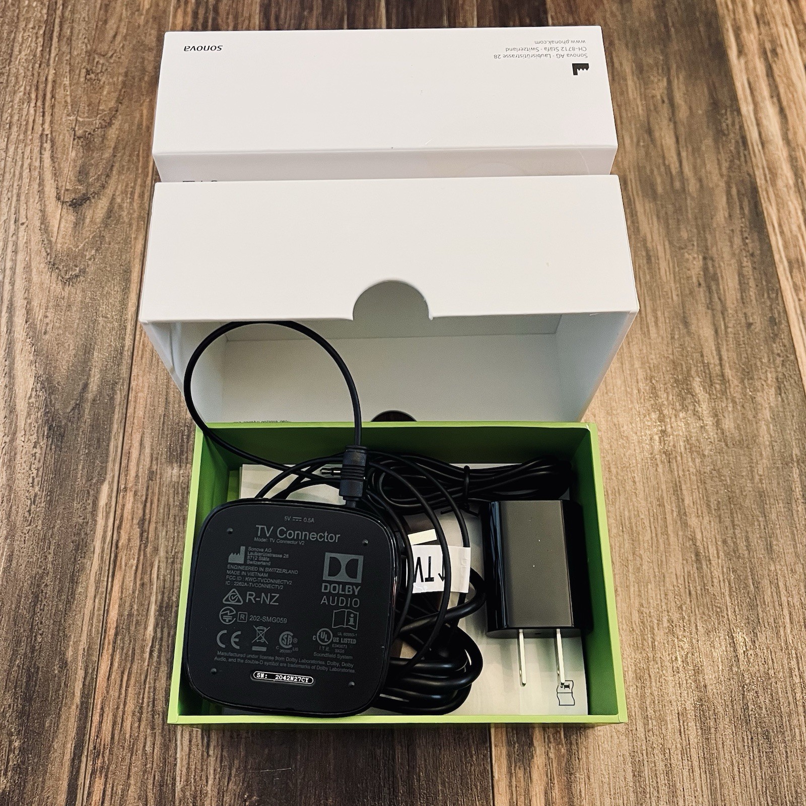Phonak TV Connector V2 Wirelessly Stream Audio Directly to Hearing Aids Open Box