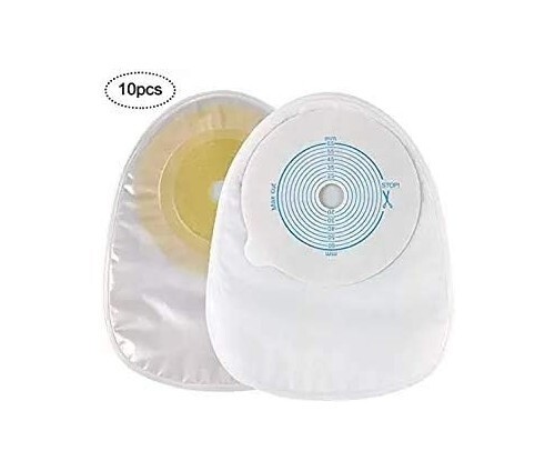 Colostomy & Ileostomy Bags 30pcs Drainable One-Piece Stoma Pouch Medical Kit