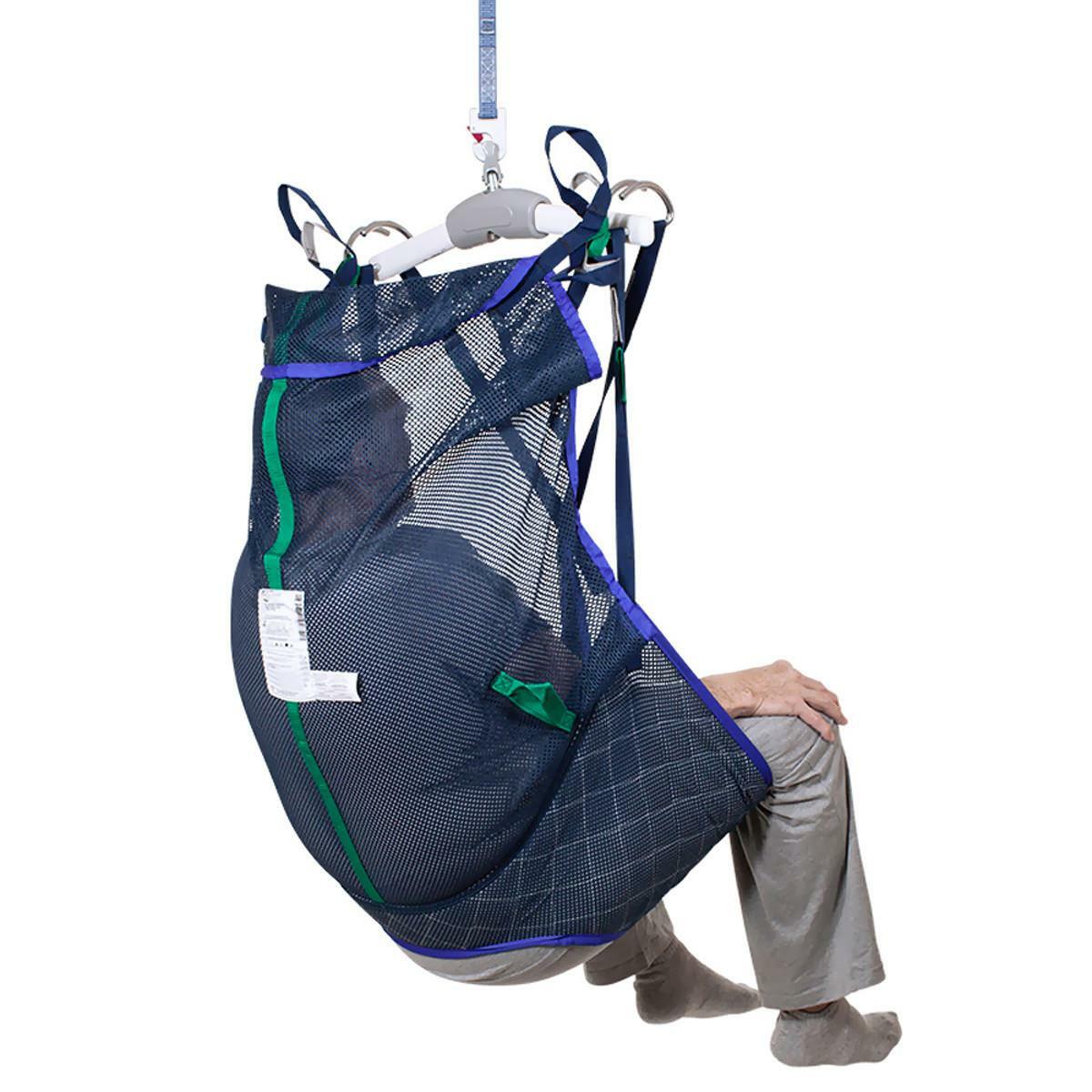 Handicare Prism L Large Universal Quilted Sling Patient Bed Hoyer Lift Commode