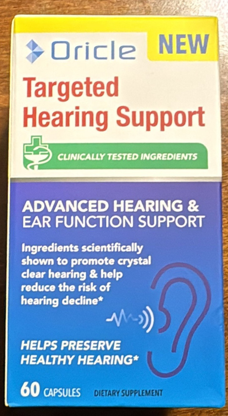 Oricle Targeted Hearing Support Advanced Hearing & Ear Function Support New