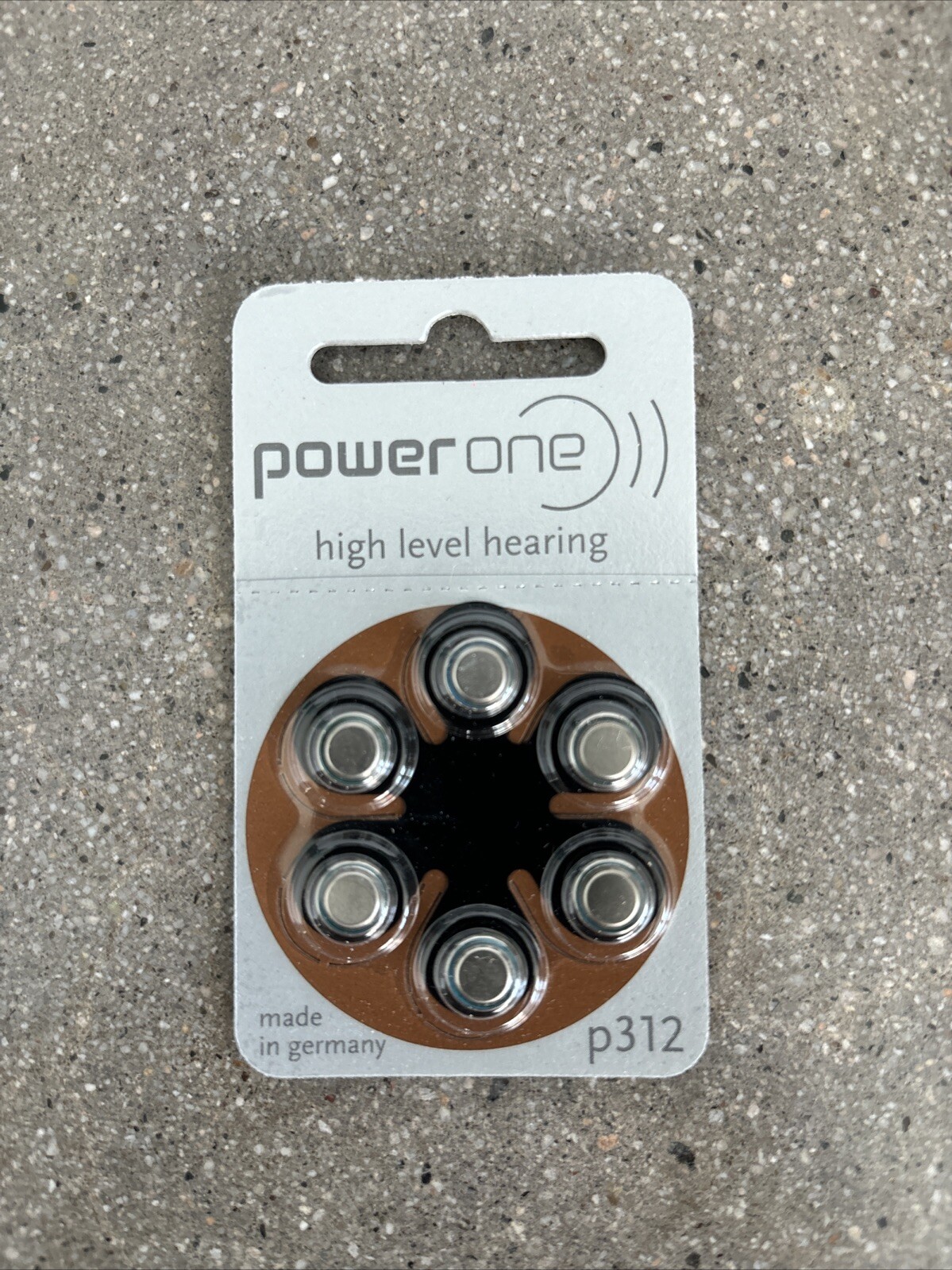 10 Power One Zinc Air High Level Hearing Batteries P312 1.4V Year 2018 Germany