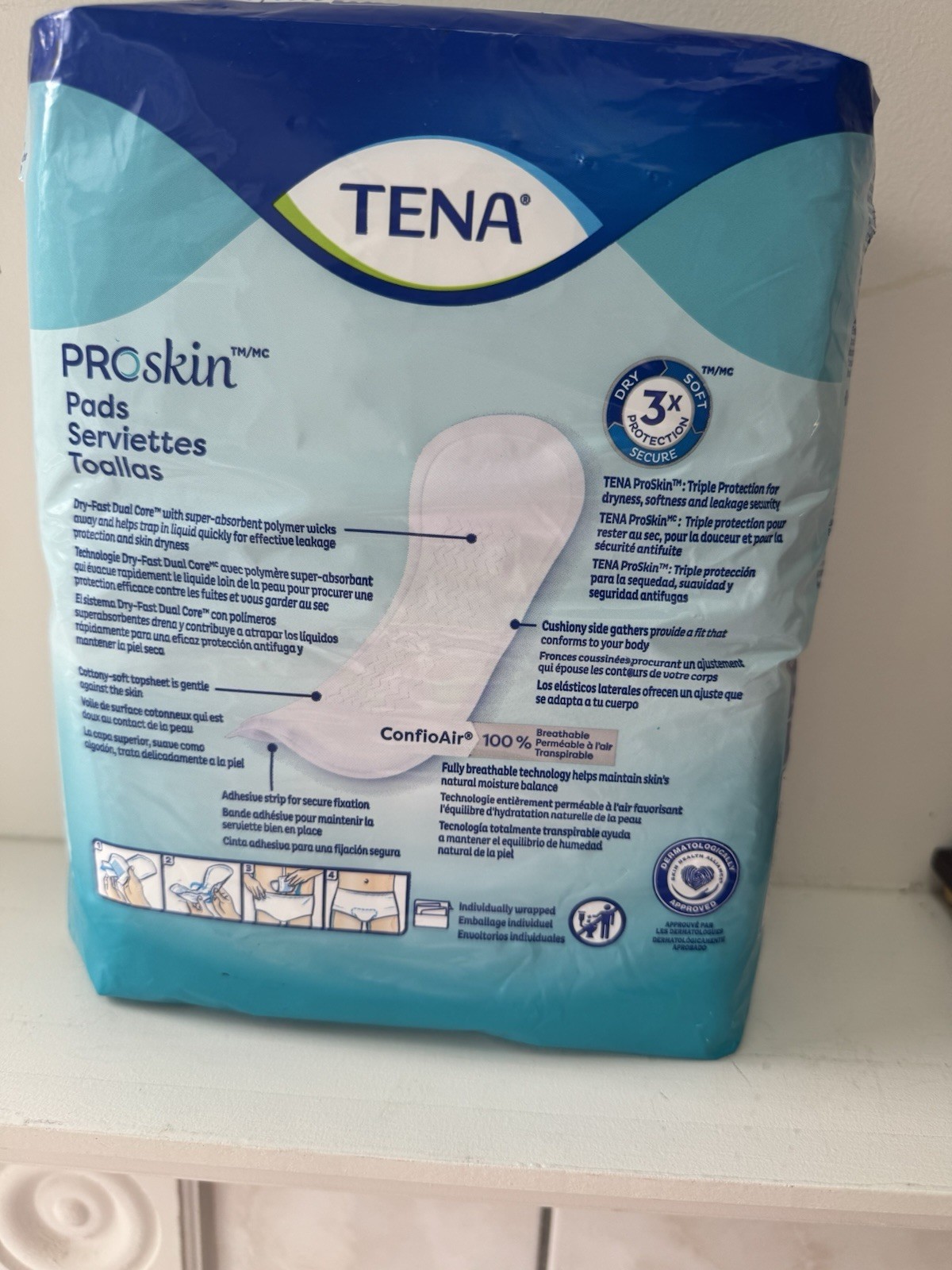 TENA ProSkin Day Light Unisex Incontinence Liner 14 Ct