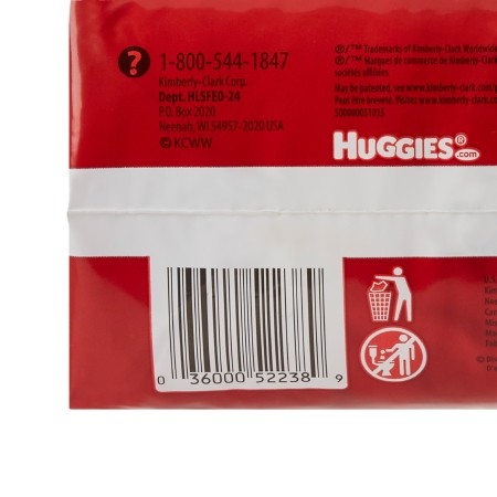 Unisex Baby Diaper Huggies® Little Snugglers Newborn Disposable Heavy Absorbency