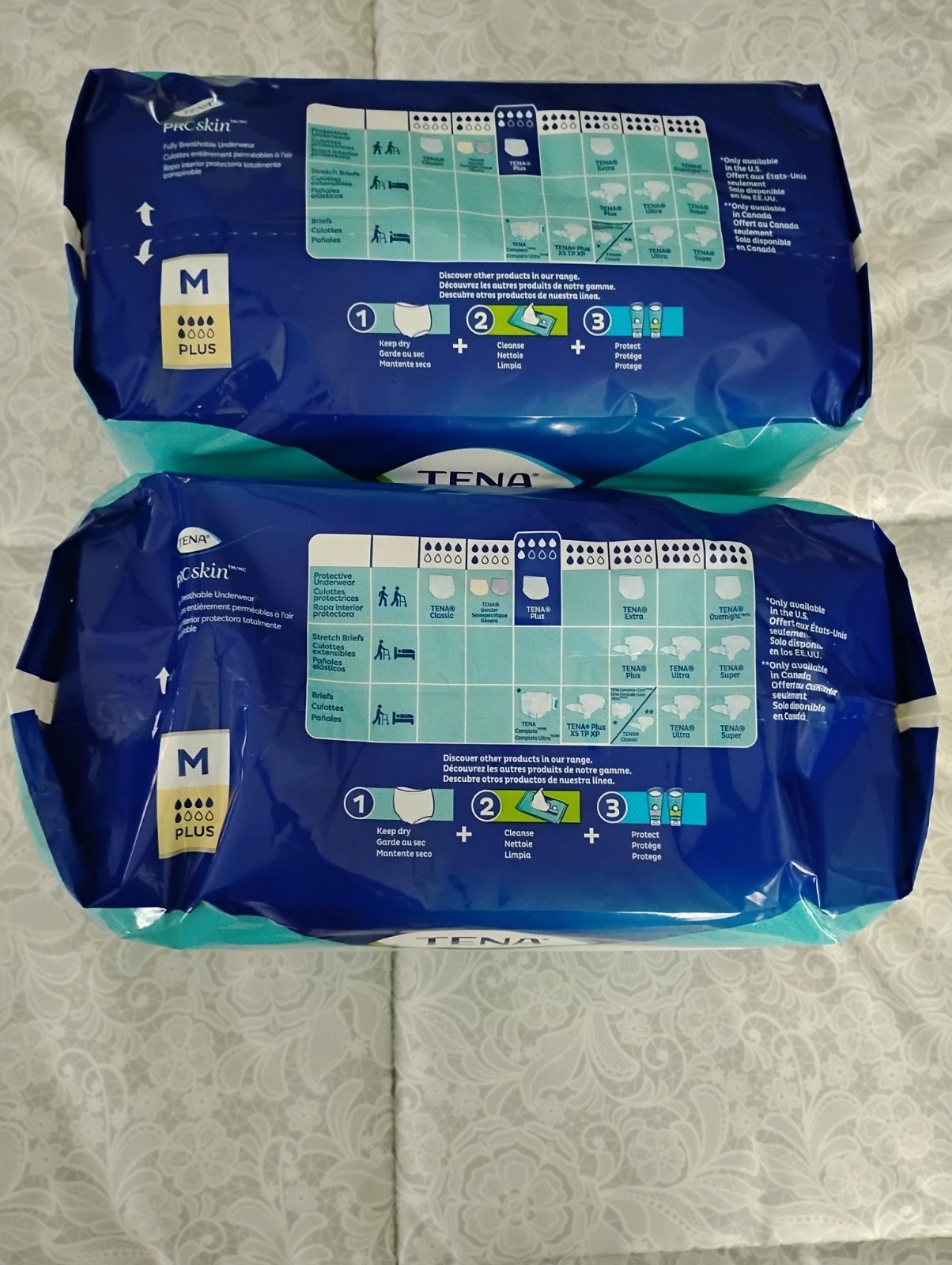 Tena Proskin Maximum Absorbency Underwear for Men, M, 2 pack, 40 Count