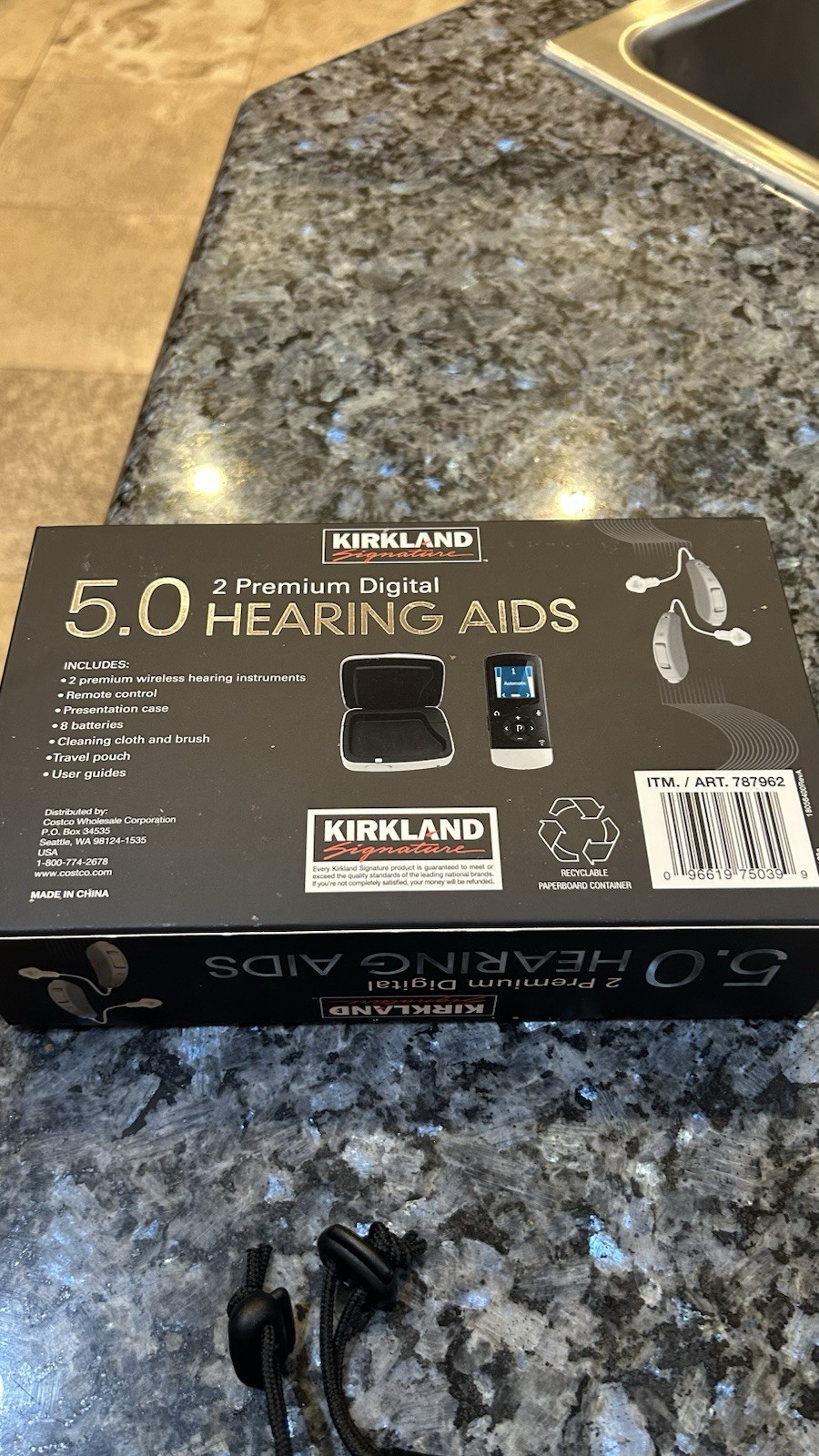 Kirkland Signature 5.0 Digital RIC Hearing Aids Both Ears w/ Remote KS562-DRW